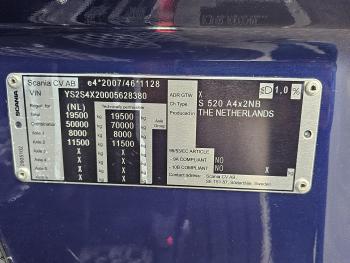 S520 V8 4x2 / 2 TANKS / PARKING COOLER / RETARDER